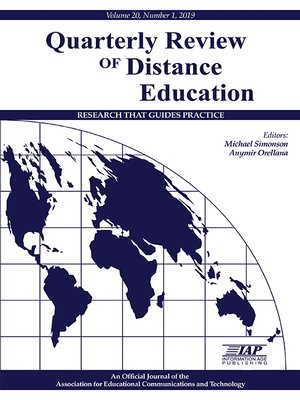 cover image of Quarterly Review of Distance Education, Volume 20, Number 1